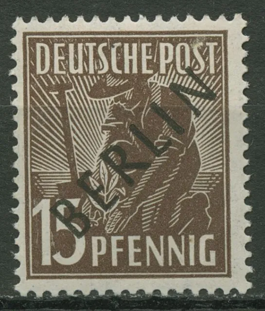 Berlin 1948 Schwarzaufdruck 6 mit Falz