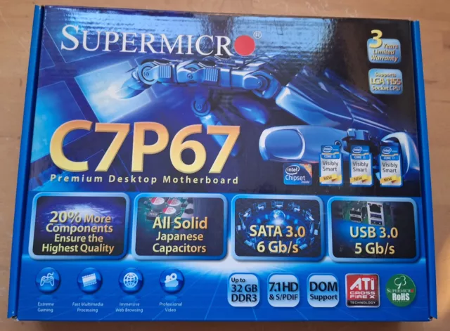 Mainboard - Supermicro C7P67