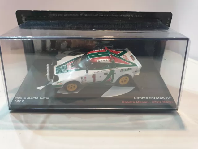 SNAKE-42 Modellino DeAgostini Lancia Stratos HF Rally Monte Carlo 1977 1/43