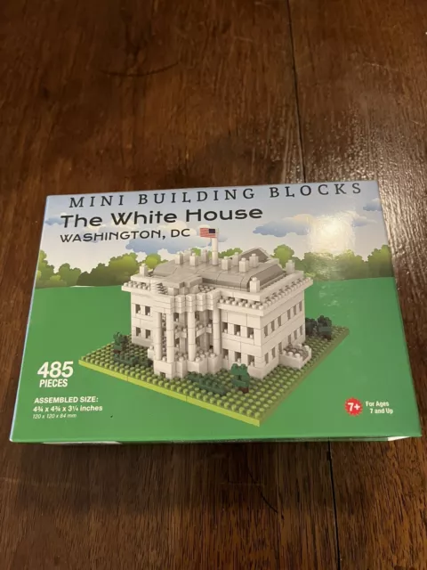 Impact Photographics Mini Building Blocks The White House 485 Pieces - NIB