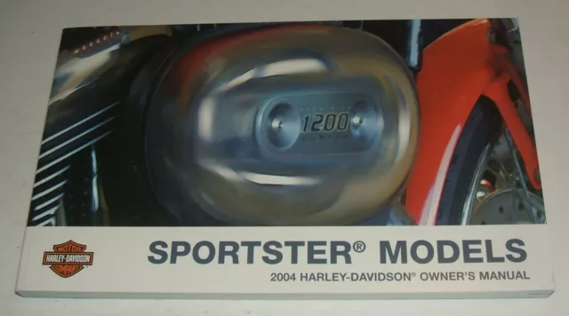 Harley 2004 Sportster 883 1200 Owners Manual Custom Roadster