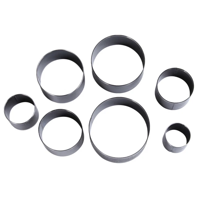 1 juego/7 piezas Hole Hollow Punch Cutter Set herramienta de troquelado funda artesanía de cuero hágalo usted mismo