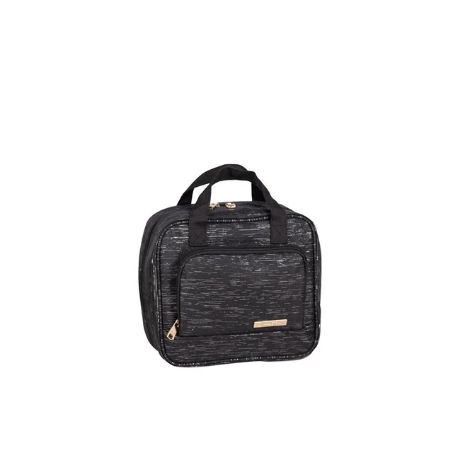 Jenni Chan Sparkle Fabric Toiletry Notebook in Black
