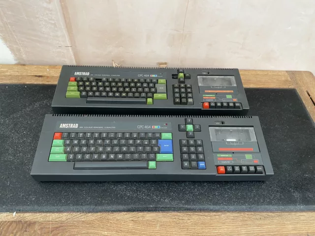2x AMSTRAD CPC-464 64K COMPUTER VINTAGE ACQUISITO NON TESTATO 2x AMSTRAD CPC-464 64K COMPUTER VINTAGE ACQUISITO NON TESTATO