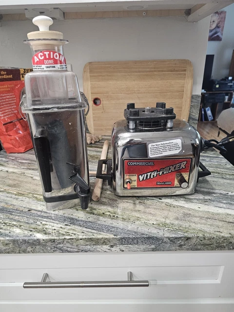 VITAMIX COMMERCIAL VITA Mixer Blender Maxi 4000 Stainless Steel Blender TESTED 69.00 PicClick