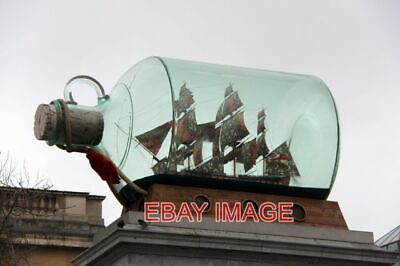 Photo  Nelson's Ship In A Bottle Fourth Plinth Trafalgar Square London Wc2 There