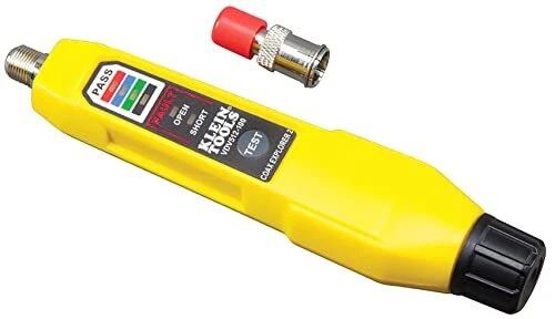 Klein VDV512-100 Cable Tester, Coax Explorer 2 VDV Tester, Push Button Operation