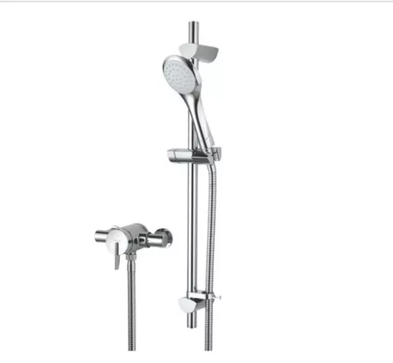 Bristan Sonique Rear-Fed Exposed Chrome Thermostatic Mixer Shower