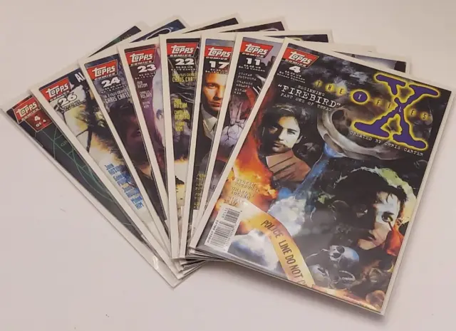 X-Files comic book lot of 8 - various comics #4, 11, 17, 22, 23, 24, 26 4Zero