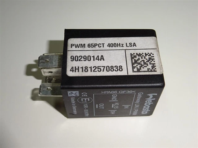 WEBASTO STANDHEIZUNG LIN Gateway IPCU PWM Signal Gebläse Klimaautomatik ...