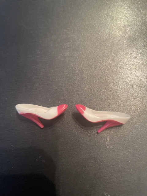 Accessoire Vintage Pour Poupée Barbie - Lunettes Roses - Mattel - Bon état