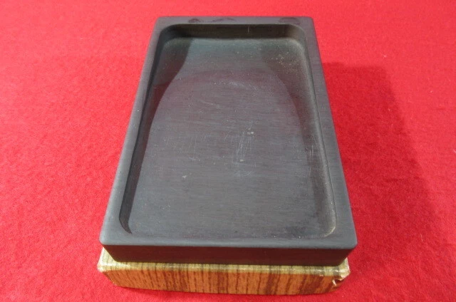 Ink Stone Suzuri Japanese Vintage Calligraphy Tool S590