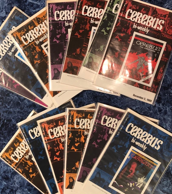 Cerebus Bi-Weekly #1-13 Run Lot Set FN-VF 1 2 3 4 5 6 7 8 9 10 11 12 13