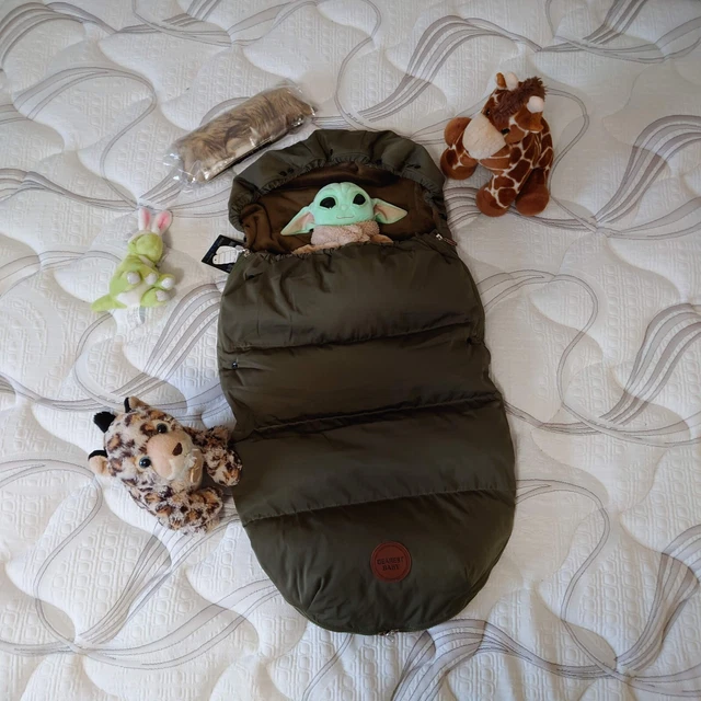 DEÄREST BÄBY Sleeping Bag in Stroller Footmuff Cocoon Waterproof-ARMY GREEN-NWT