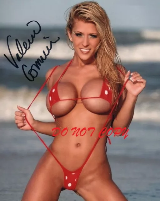 Valerie Cormier -Adult Actress-   Autographed Picture Signed 8X10 Photo Reprint
