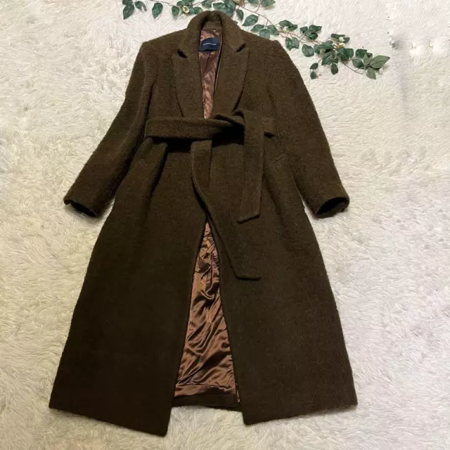 Beautiful item✨ KINDERSALMON wool velvet coat long coat S KINDERSALMON