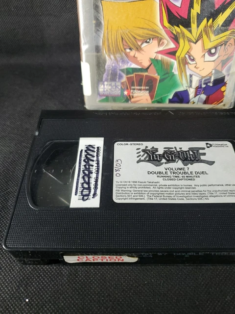 YU-GI-OH - VOL. 7: Double Trouble Duel VHS 1996 Original Funimation ...
