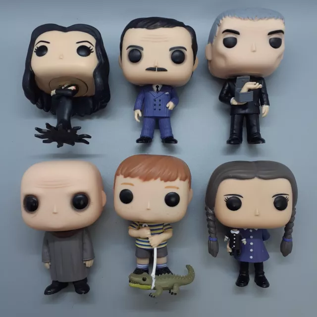 Funko Pop! ADDAMS FAMILY # 809 810 811 812 813 815 Set of 6 Wednesday Fester