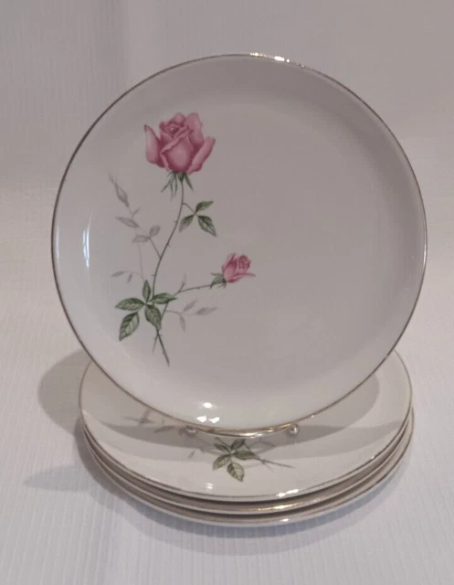 DAWN ROSE By Style House Fine China Ceramic Floral Round Dinner
