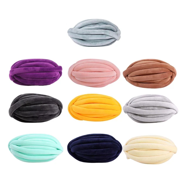 Chunky Yarn Tube Yarn for Braided Knot Craft Arm Mat