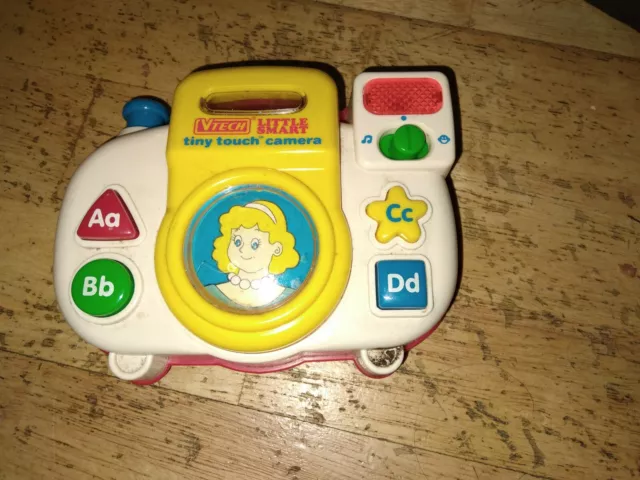 VTECH LITTLE SMART Tiny Touch Camera Vintage Toy 90s 1990 6.99 PicClick UK