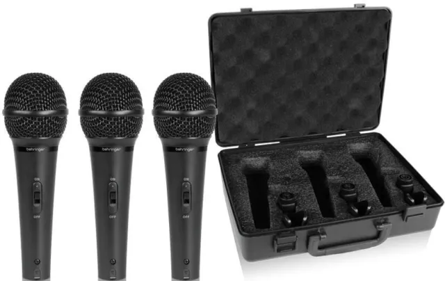 Behringer Ultravoice Xm1800S Microphone (3 Pack)