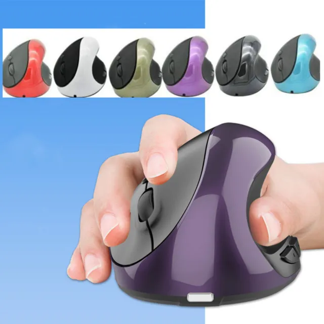 Portable Ergonomic Mice USB Wired Vertical Mouse Optical Adjustable