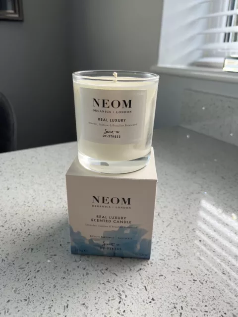 Neom Real Luxury 1 Wick Scented Candle 185g Brand New/ Boxed