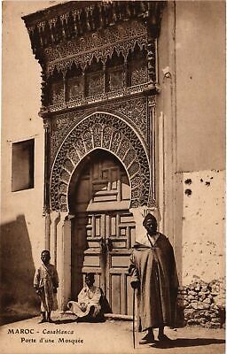 CPA AK CASABLANCA - Porte d'une Mosquée MAROC (796103)