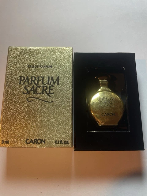 Pin's Collector 'Parfum Sacré' CARON - Édition Limitée En Acier Inoxydable Doré - Neuf Sans Boîte