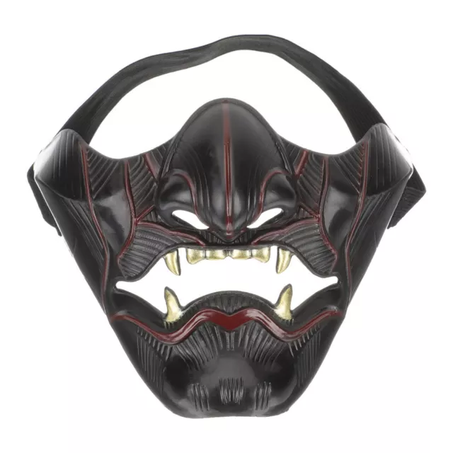 Prajna Half Mask Plastic Man Hackers Halloween Horror Bloody Masks