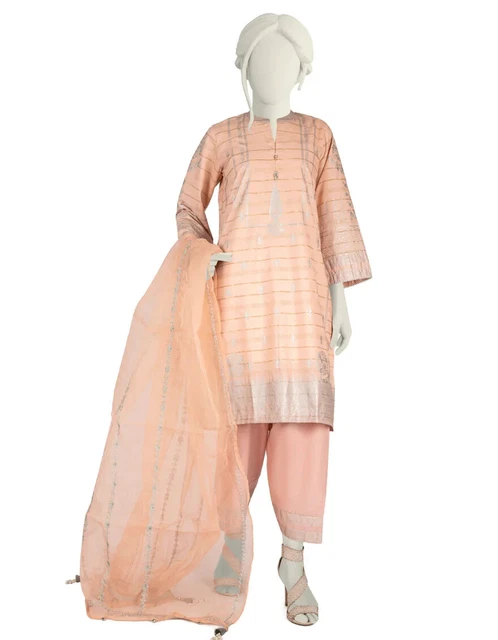 Originale Junaid marmellata semi-formale catrame zari ricamato shalwar kameez S Uk10