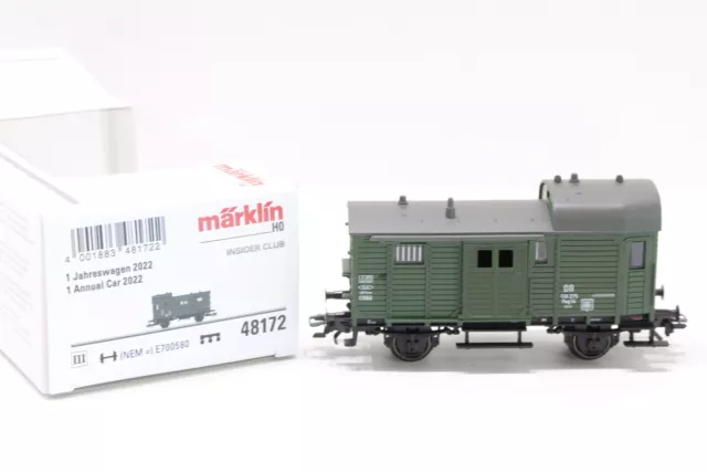 H0 Märklin 48172 DB Insider Jahreswagen 2022 Begleitwagen Güterwagen AC +OVP/M48