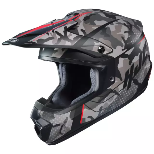 HJC CS-MX II SAPIR Motorrad Off-Road / Crosshelm - matt schwarz grau rot