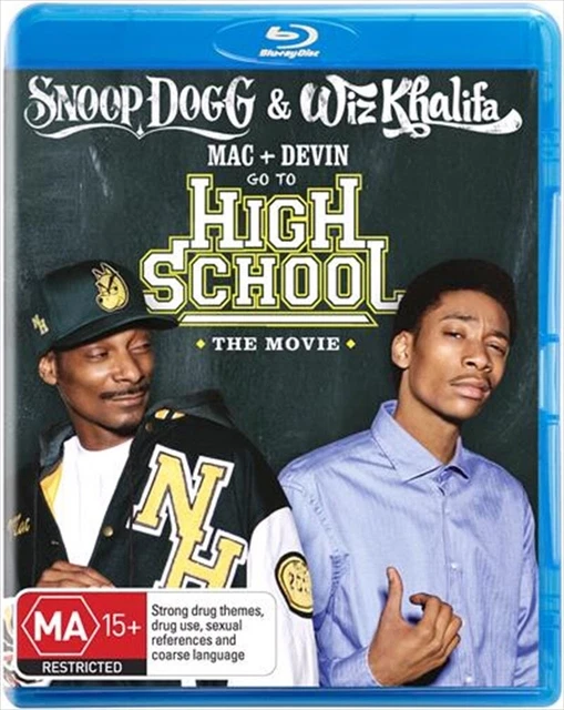 Mac & Devin Go to High School (Blu-ray) Snoop Dogg Wiz Khalifa Stoner Movie NEW