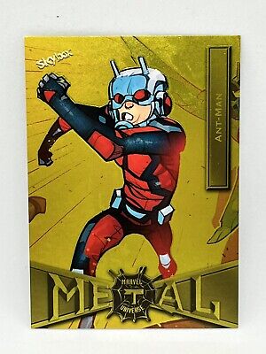2021 Skybox Marvel Spider-Man Metal Universe Ant-man Yellow F/X Parallel #4