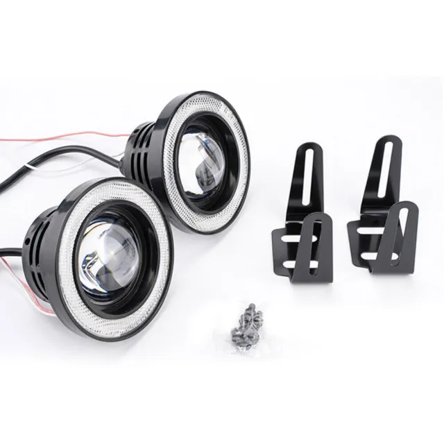 2STK 2.5" LED Nebelscheinwerfer Auto LED Eagle Eye Lamp Tagfahrlicht Universal