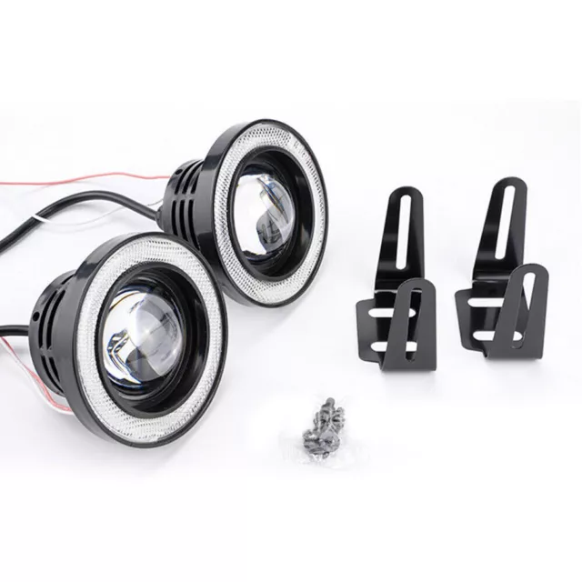2STK 2.5" LED Nebelscheinwerfer Auto LED Eagle Eye Lamp Tagfahrlicht Universal
