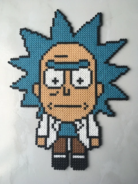PIXEL ART / Perles A Repasser Rick De Rick Et Morty EUR 16,00 - PicClick FR