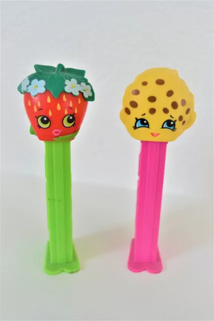 lot de 2 pez shopkins distributeur de bonbons