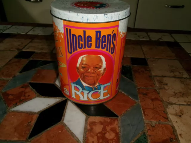 boîte publicitaire  en tôle vintage  Riz Uncle Ben's - MASIUS  D 'ARCY MACMANUS