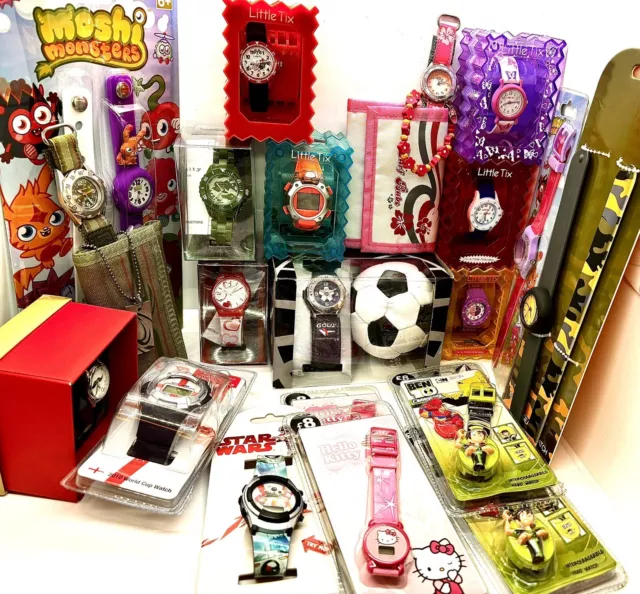 Joblot kids watches x 20 branded new  working original pack kids  gifts