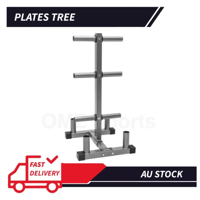 Gym Weight Plates Steel Rack Holder Olympic Tree Bar Heavy Duty Bumper Plates