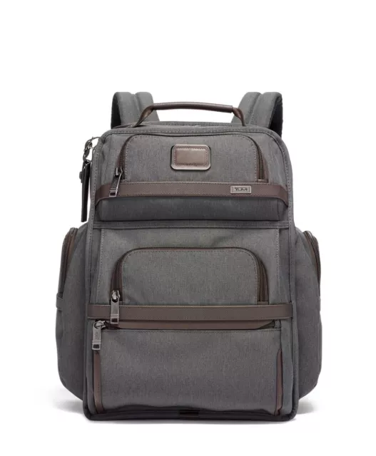 TUMI Gray ALPHA 2 T-Pass Business Class Briefpack Backpack