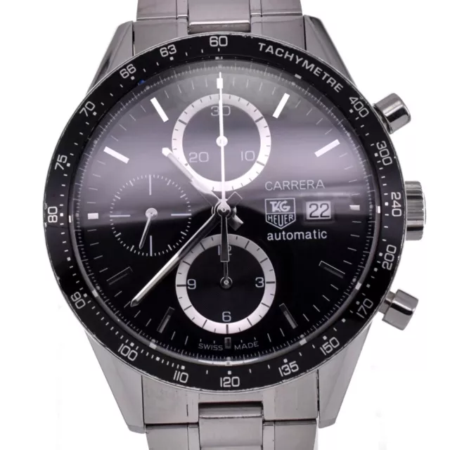 TAG HEUER Carrera CV2010 Chronograph black Dial Automatic Men's Watch B#130083