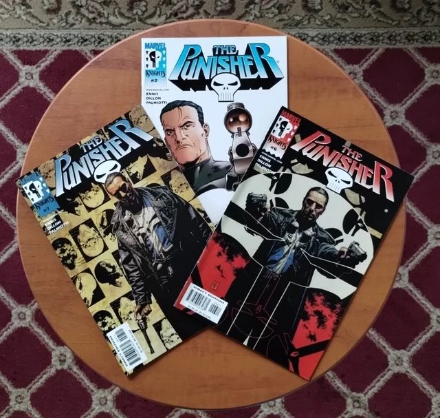 Punisher lot #2, #6, #7 (2000) Marvel Comics/Knights - Ennis/Dillon/Palmiotti