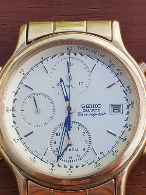 RARO OROLOGIO VINTAGE Seiko James Bond G757-405A Allarme Cronografo