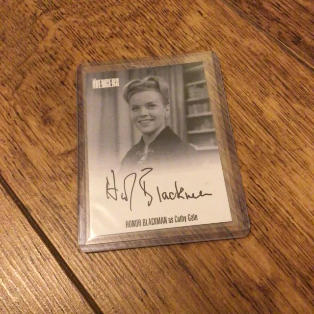 UNSTOPPABLE THE AVENGERS COMPLETE SERIES 2 HONOR BLACKMAN AUTOGRAPH CARD Ltd Ed