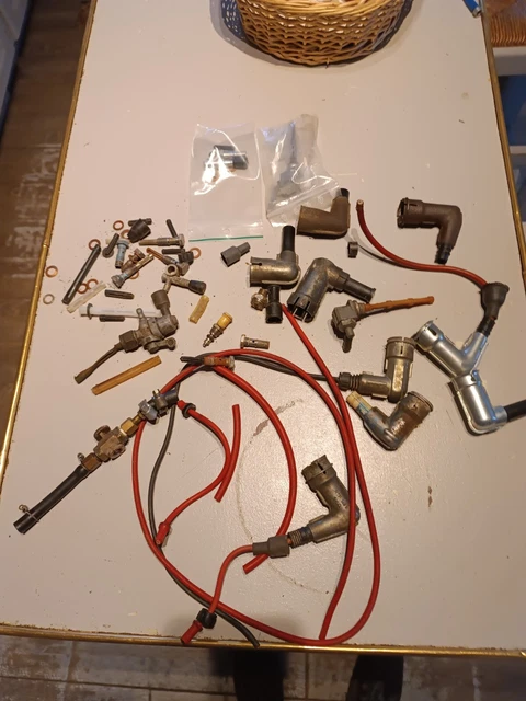 Robinet D'essence Universel M10 - Lot De 2 Avec Interrupteur Arrêt, Pour Générateur, Moto, Kart