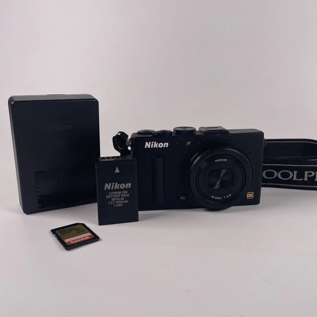 Nikon COOLPIX A 16.2MP Digital Camera - Black - Nice!